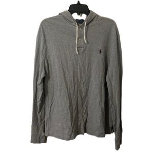 Polo Ralph Lauren Men’s Gray Vintage Hoodie Pullover Size XL
